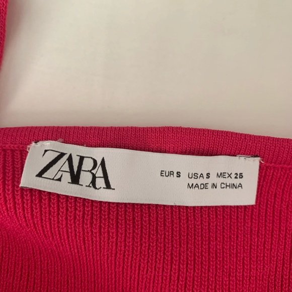 ZARA KNIT CROP TOP - Picture 2 of 3